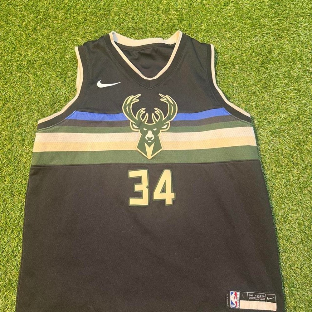 Nike Milwaukee Bucks Giannis Antetokounmpo Jersey Size Large